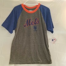 Nwt Mlb New York Mets Boys Grey Shirt Shirt - $12.50