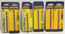 (New) Irwin Wire Gauge #3, #7, #8, #9  Drill Bit Set - $30.68