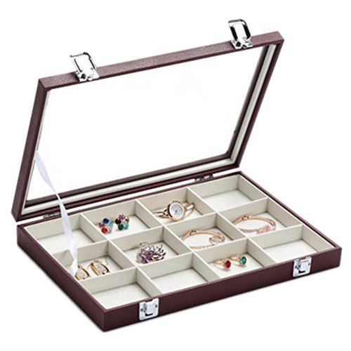George Jimmy Jewelry Box Necklace Stand Rings Display Earrings Holder Organizer-
