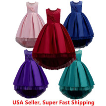 Toddler Girls/Kids Flower Princess Birthday Party Wedding Pageant Bow Dress Gown - $21.98