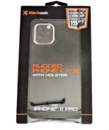 Blackweb- Rugged Phone Case with Holster for iPhone 11 PRO in Black - $8.39