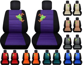 Front set car seat covers fits Jeep Wrangler JK 2007-2018  Frog design - $89.99