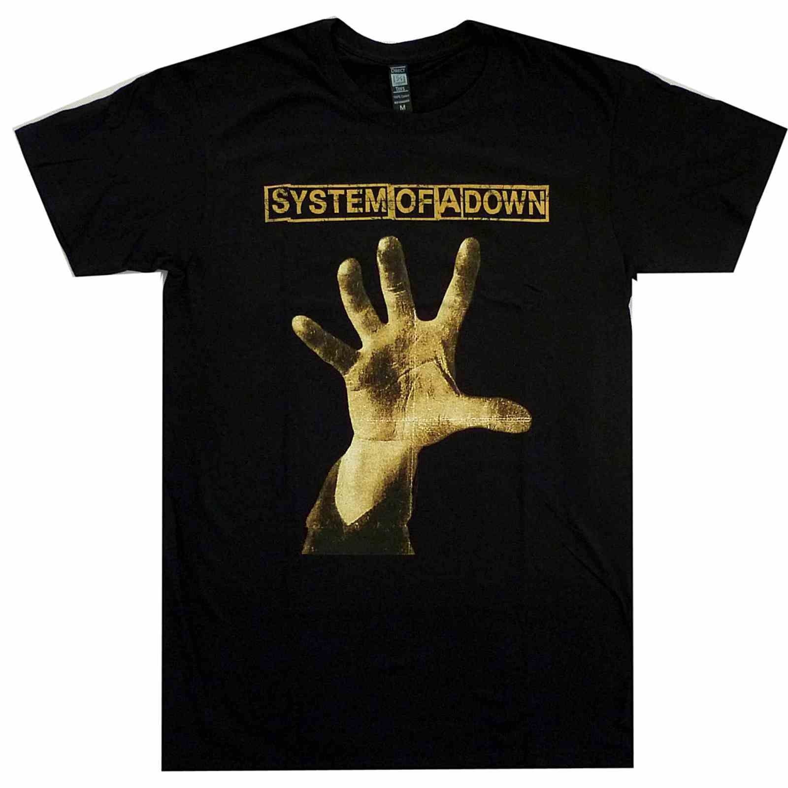 Image of System of a Down Hand Rock Heavy Metal Music Band SOAD Mens T Shirt 36251012