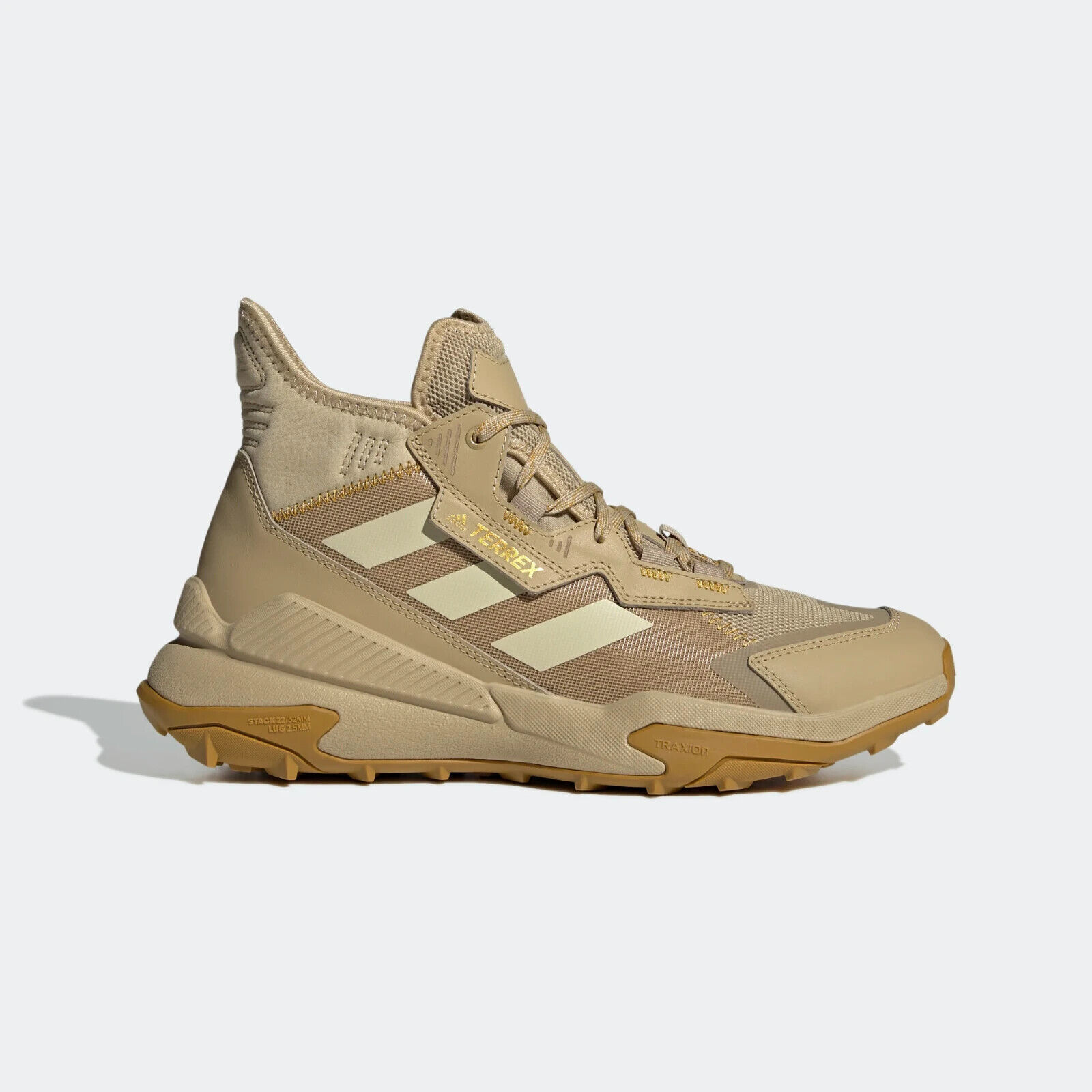 Adidas Mens Terrex Hyperblue Mid Hiking Shoes Beige Tone / Sandy Beige / Victory