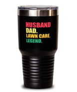 30 oz Tumbler Stainless Steel Funny Husband Dad Lawn Care Legend  - $32.95