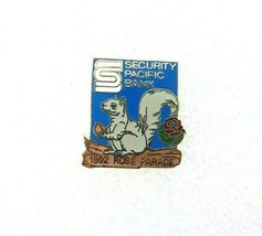 1992 Rose Parade Security Pacific Bank California Squirrel Float Lapel Pin - $8.86