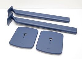 KEF SP4014CA S1 Floor Stands for LSX II and LSX Wireless Speakers - Cobalt Blue image 1