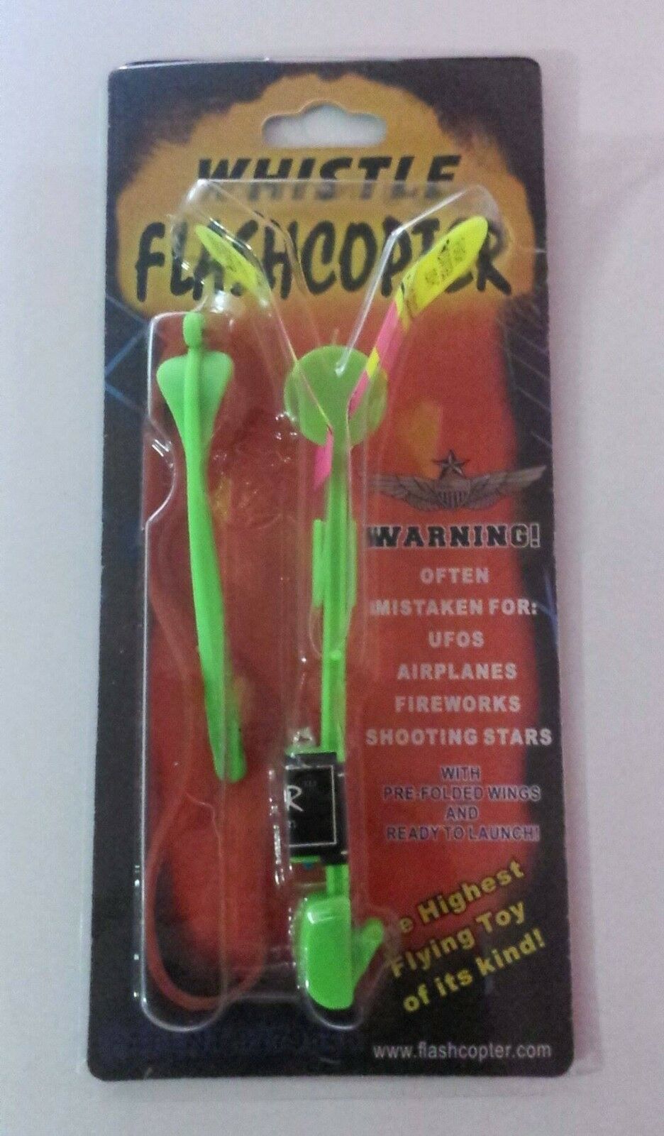 Whistle Flashcopter The Highest Flying Toy of its Kind 1xRandom Color and Design