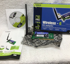 Linksys WMP54G (745883555031) PCI Adapter Wireless G with Packaging - $15.15