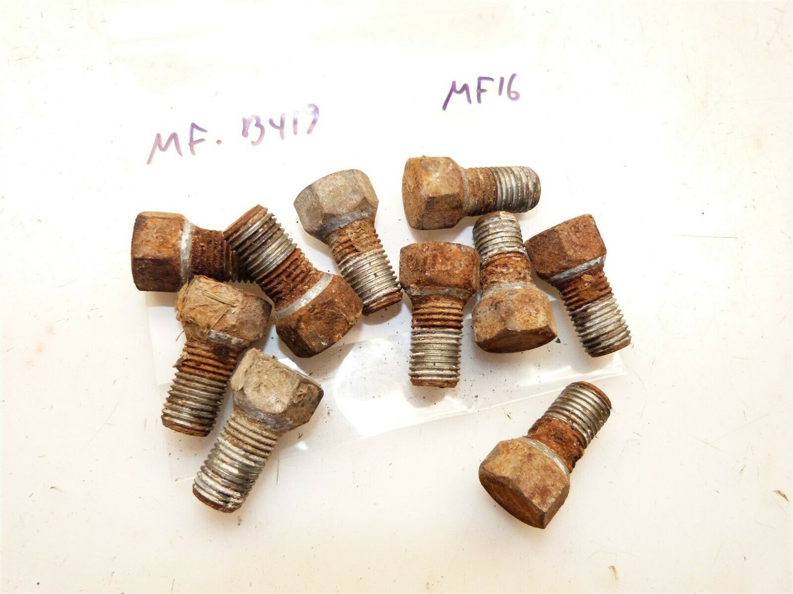 Massey Ferguson MF14 16 Tractor Lug Nuts Bolts Everything Else