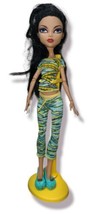 Monster High Doll Cleo De Nile Dead Tired Shirt Pants Sleep Shoes and Stand 