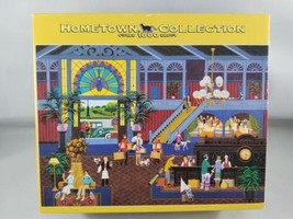 Hometown Check In Jigsaw Puzzle Heronim Mega Hotel Missing 1 Piece - $7.68