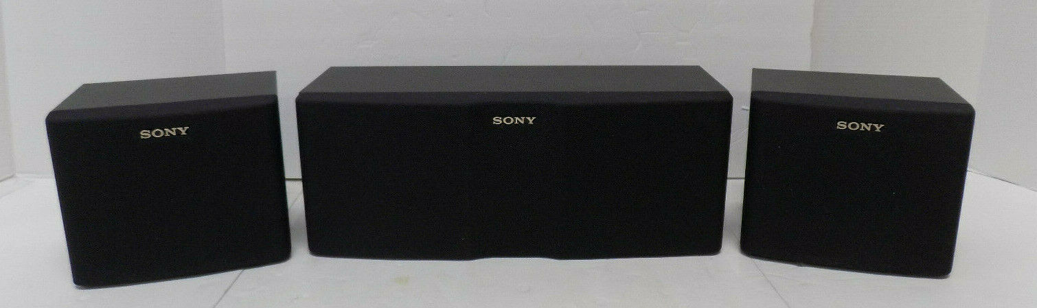 Sony SS-SR100 SS-CN100 Speaker System Left, Right & Center Tested ...
