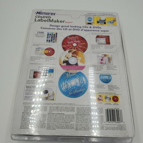memorex cd dvd label maker software