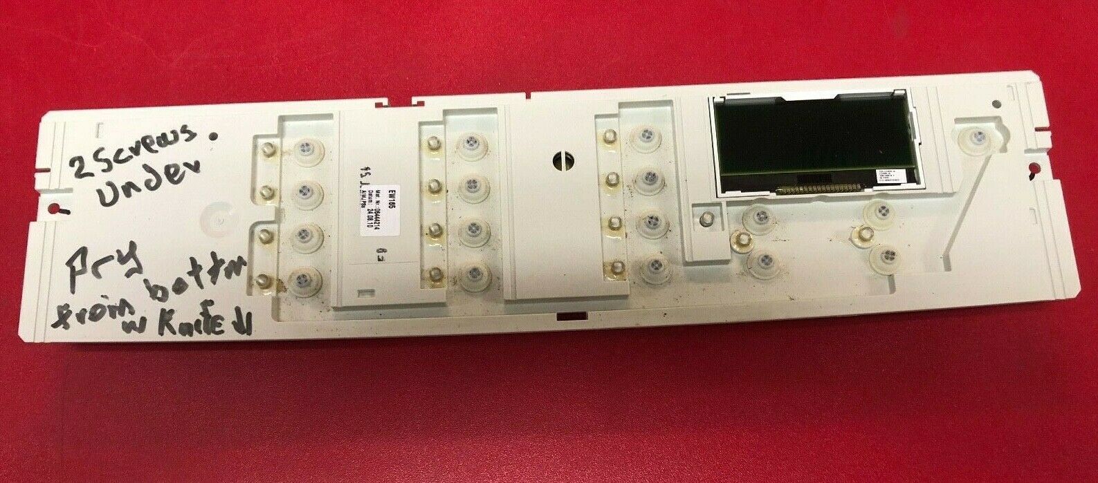 Miele Washer Model W4842 Control Panel Display Board 06444214 Parts