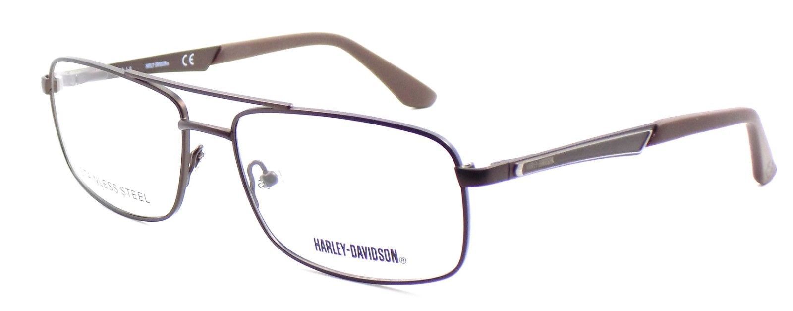 Harley Davidson HD0729 049 Men's Eyeglasses Frames 5616140 Dark Brown