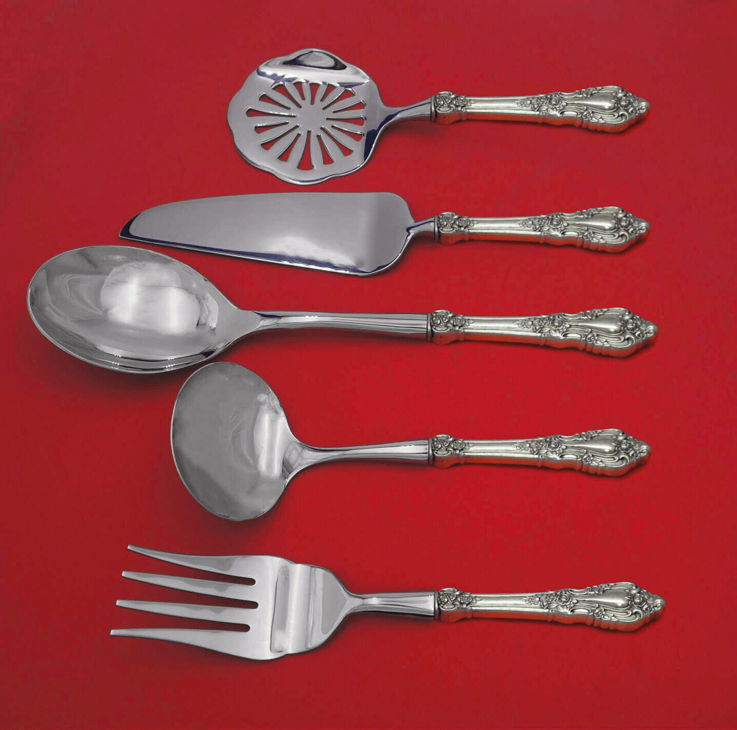 Primary image for Eloquence by Lunt Sterling Silver Thanksgiving Serving Set 5pc HH WS Custom