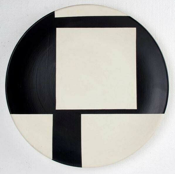 Darkroom Stolen From De Stijl Decorative Plate Round White