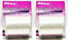 Lot of 2 Allary Craft &amp; Sew Invisible Thread - $7.88
