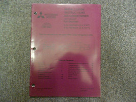 1997 MITSUBISHI Galant Air Conditioning Installation Instructions Service Manual - $17.41