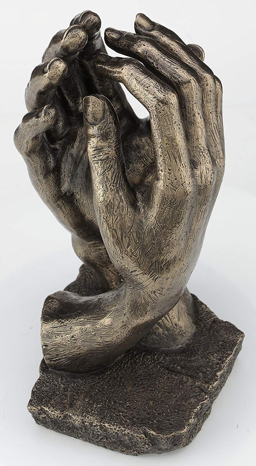 Rodin's The Cathedral Hand Sculpture Perfect Wedding Anniversary Gift
