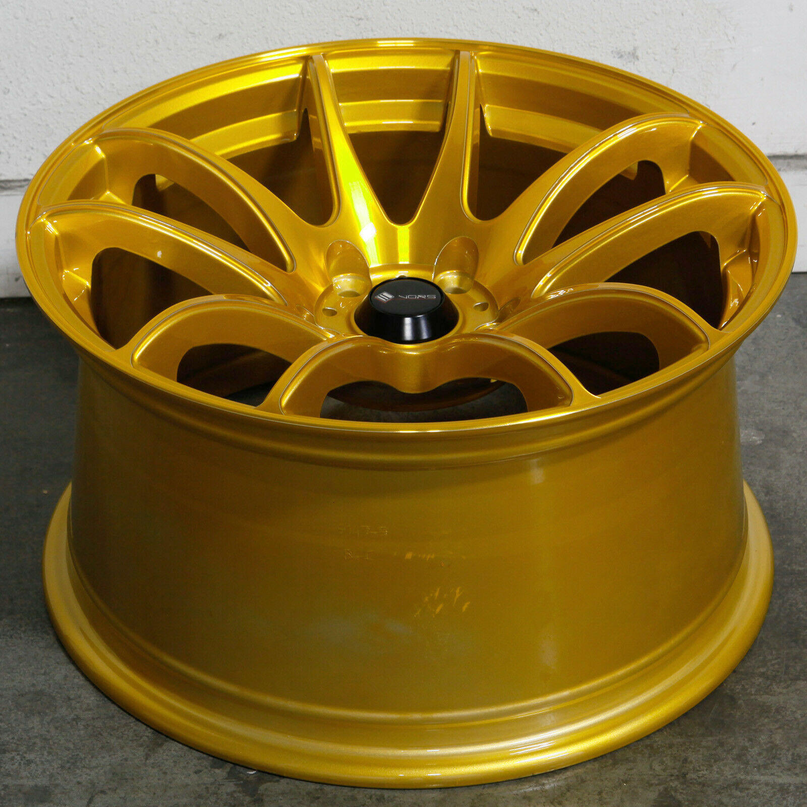 18x8.5 Vors TR4 5x100 35 Candy Gold Wheels Rims Set(4) 73.1 Wheels