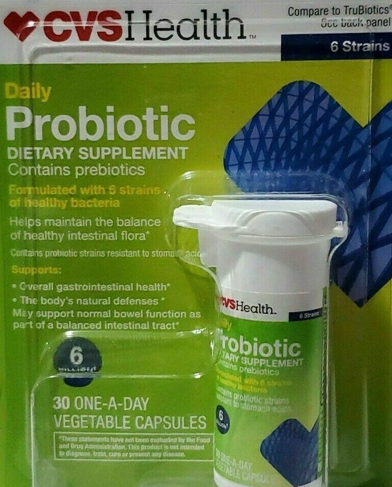 Cvs Health Daily Probiotic 30 tablets Vitamins & Minerals