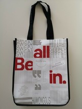 New LULULEMON White BE ALL IN Reusable Shopping Gym Lunch Bag Large - $7.75