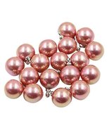 10 Pcs 10mm Round Pink Pearl Plastic Buttons With Shank DIY Clothing Acc... - $19.11