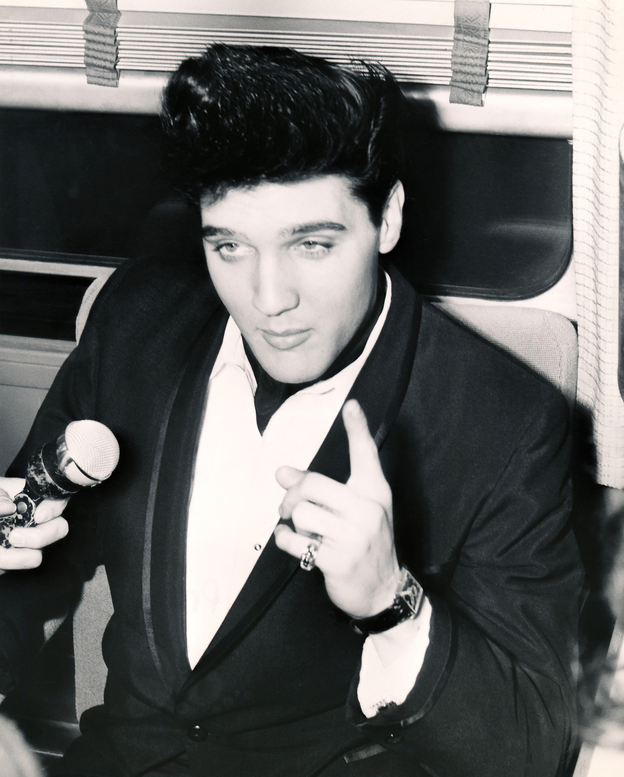 Elvis Presley: Rockstar With Mic, an Archival Print - Art Photographs