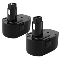 2 Pack 14.4V 3.5Ah Ni-Mh Replacement Battery Compatible With Dewalt Dc - $80.99