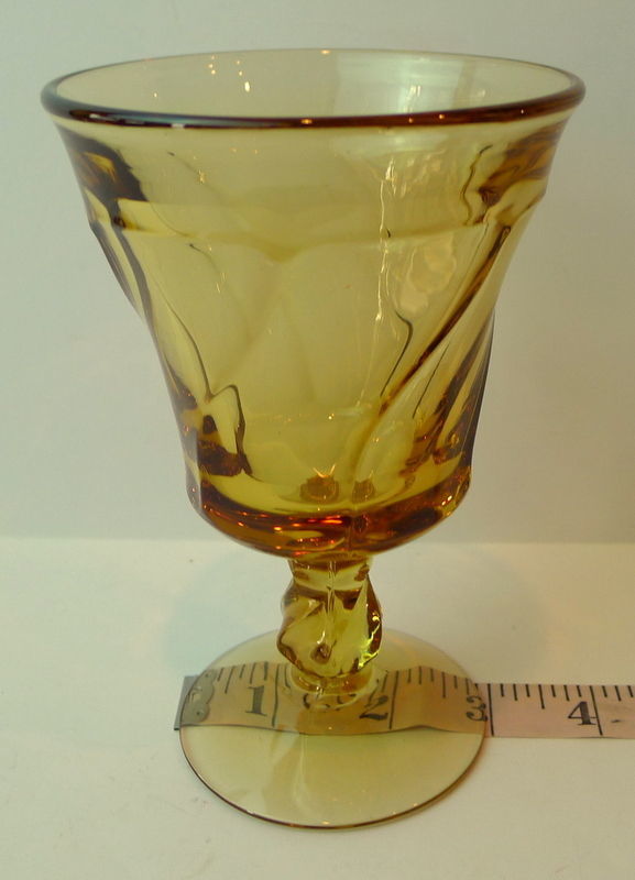 FOSTORIA "JAMESTOWN" Heavy Amber Colored Water Glasses  5 7/8" BUY WHAT YOU NEED