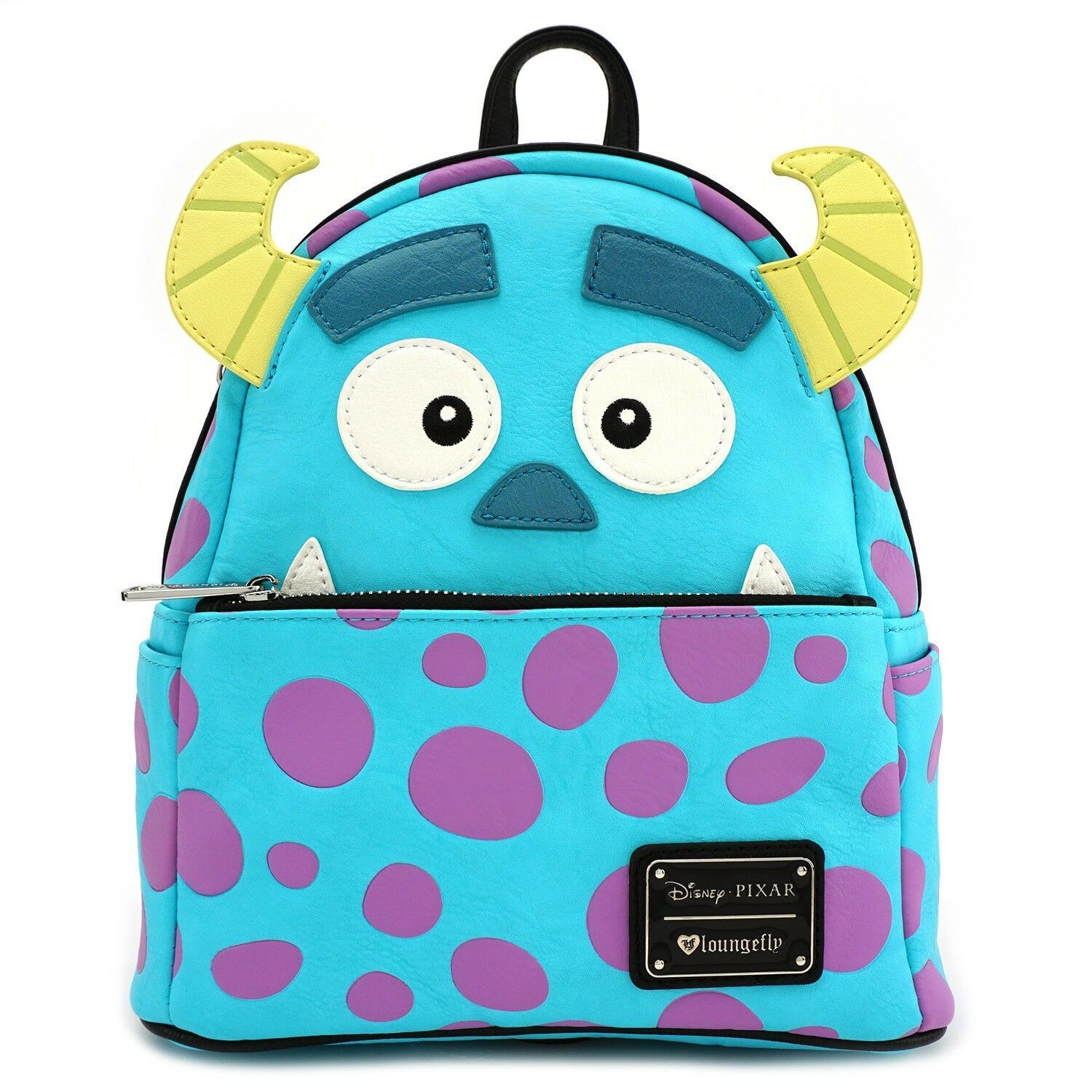 Loungefly Disney Monsters Inc Sully Face Faux Leather Mini Backpack