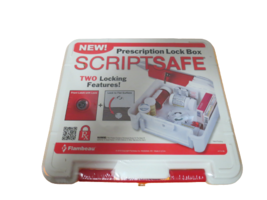 Script Safe Prescription Lock Box  Two Locking Features New Sealed - $28.71