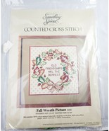 Something Special-Fall Wreath Counted Cross Stitch Kit - $14.70