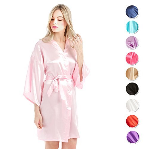 flamingo kimono robe
