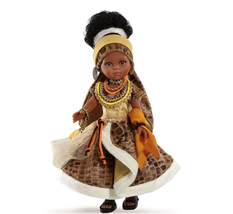 Paola Reina Luxury Doll Nora The African Princess 12in/32cm Toy for Girls - $156.50