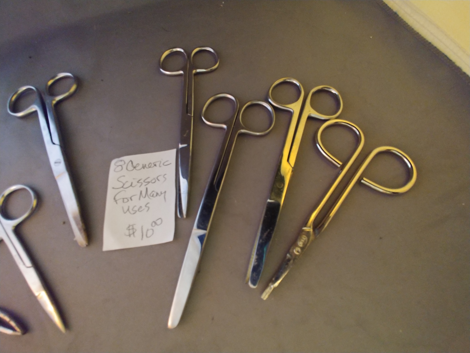 8 Different Size and Types of Scissors Crafts Cutting Tools