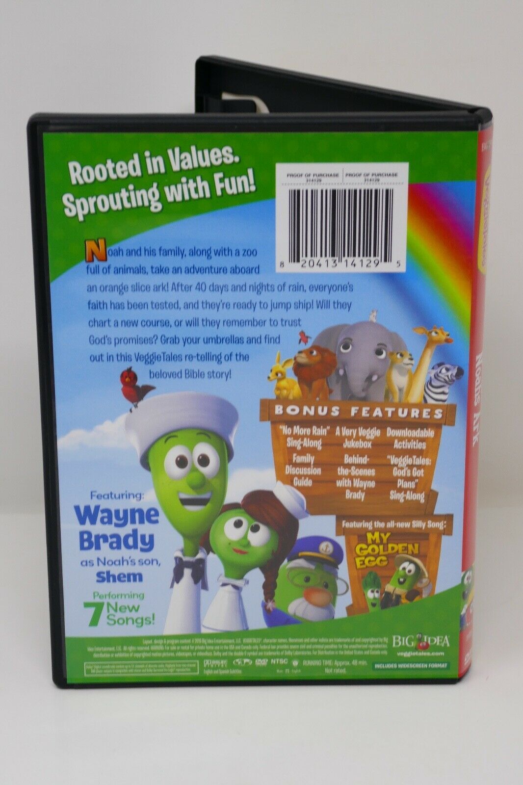 veggie tales noahs ark toy