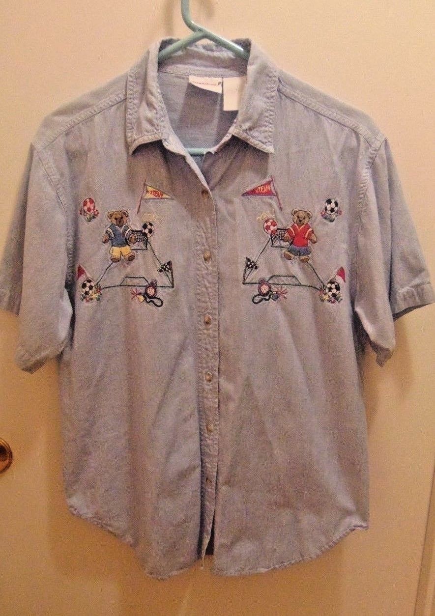 bobbie brooks denim shirts