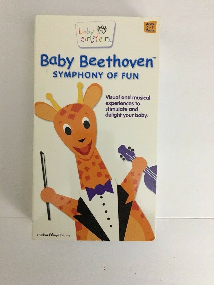 Baby Einstein Baby Beethoven Symphony Of Fun(vhs 2002)tested-rare-ships 