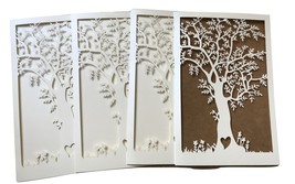 Cream Tree Laser Cut Invitation Cards for Wedding,Birthday,Bridal Shower,25pcs - $53.80