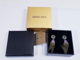 Heidi Daus King Louis Crystal Tassel Drop Earrings - $75.03