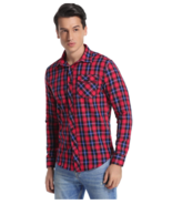 Men&#39;s Flannel Plaid Long Sleeve Shirt - $39.95
