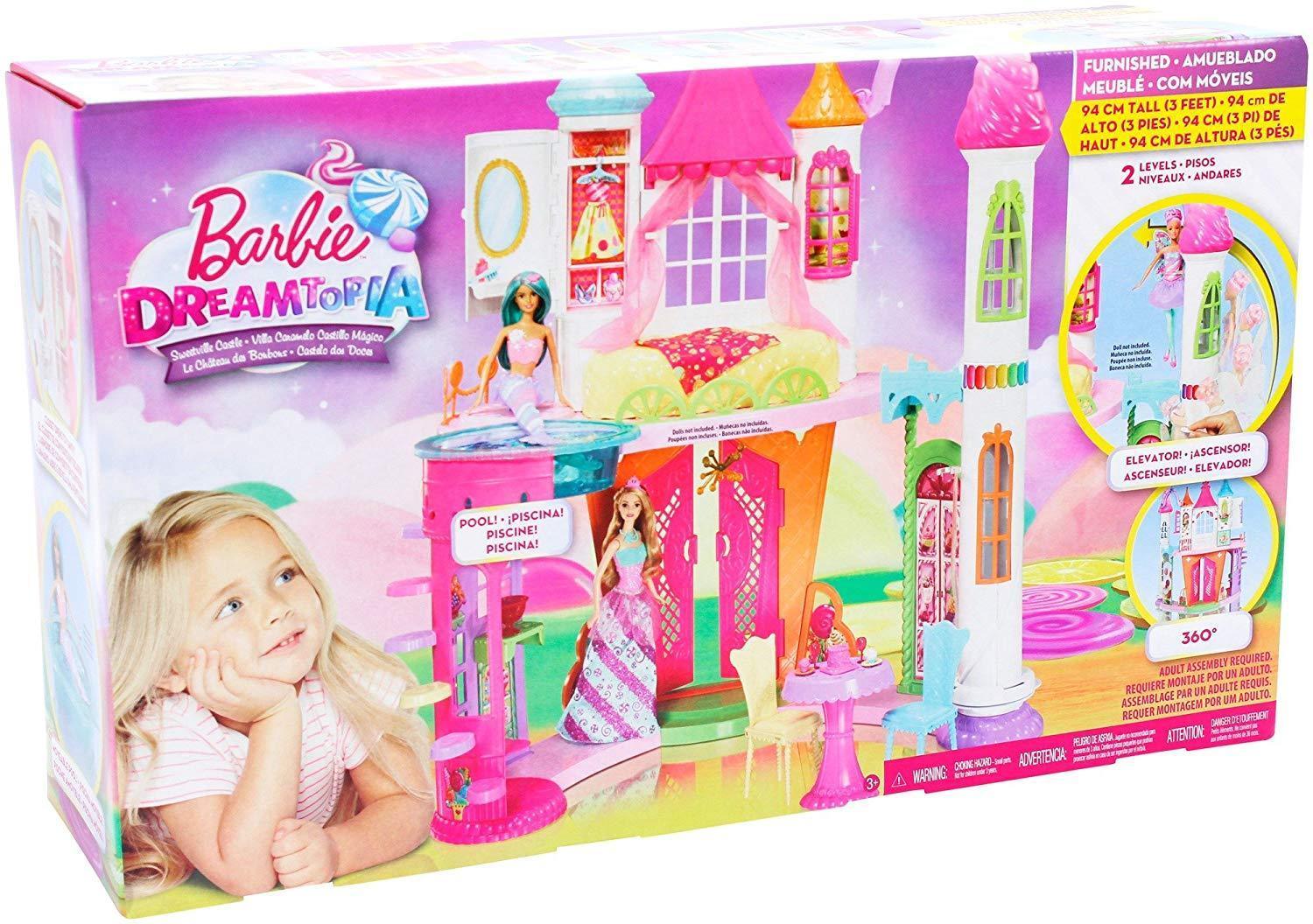 barbie dreamtopia sweetville castle argos