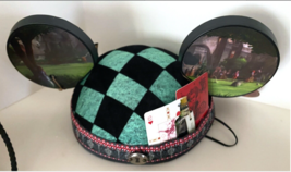 Disney Parks Cheshire Cat Alice in Wonderland Ears Hat in Hatbox LE 500 image 4