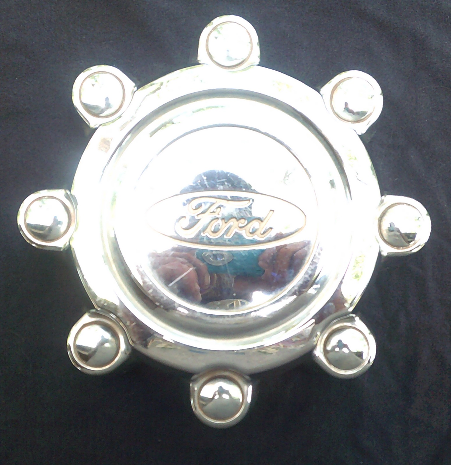 Ford F250 F350 OEM Wheel Center Cap Chrome F81A1A096BB Hubcap Cover