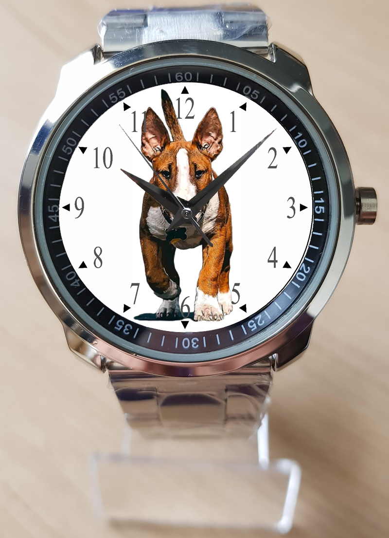 Dog Collection Bull Terrier Unique Wrist Watch Sporty