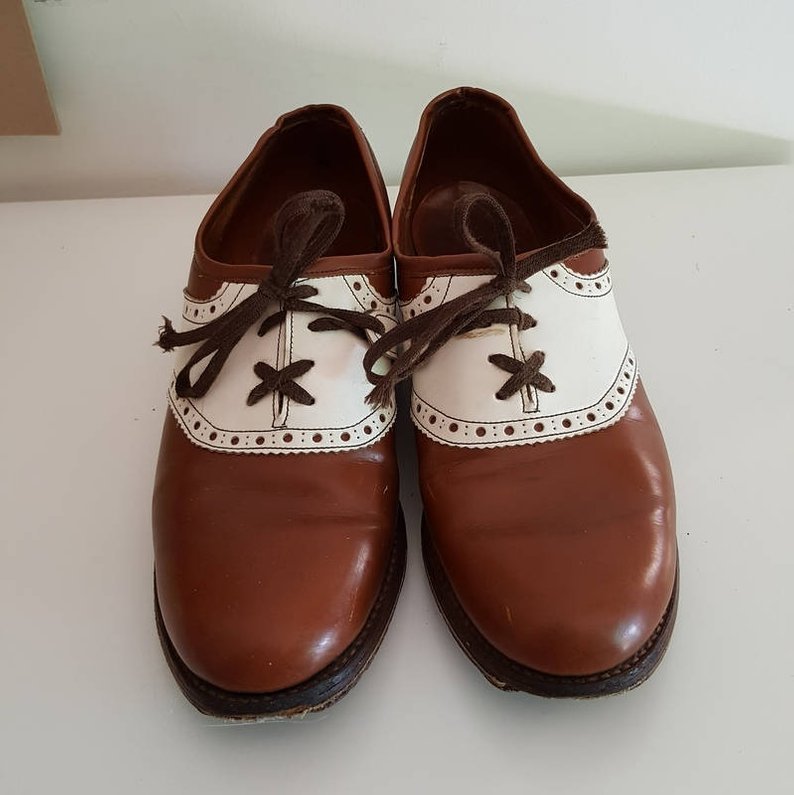 Urban Footwear - New men's two tone brown white cont derby toe genuine leather handmade laceup sh