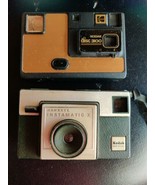 Vintage Kodak Disc 3100 Camera &amp; Kodak Hawkeye Instamatic X Made in the USA - $11.00